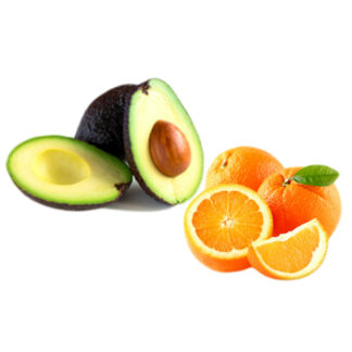 Bio Avocado Hass und Bio Orangen