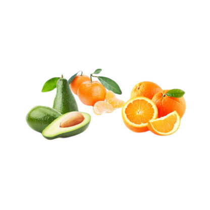 Aguacate naranja mandarina