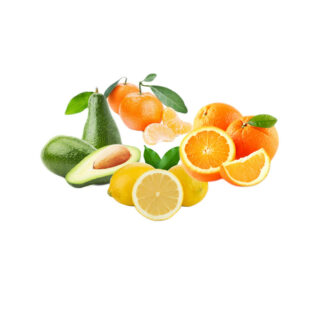 aguacate naranja mandarina limón ecológicos